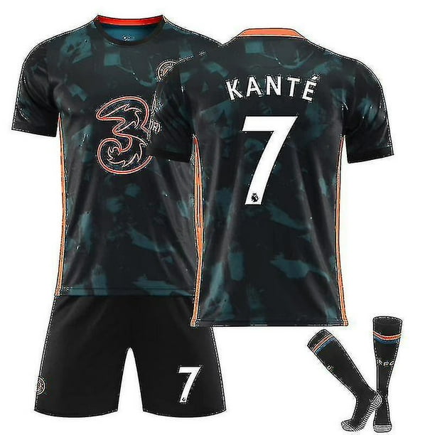 Kante #7 Jersey Chelsea Fc -22 Camisetas de fútbol Conjunto de