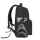 thumbnail image 3 of Easygdp Black And White Shark Mochila Ergonómica Versátil para Laptop - Múltiples Bolsillos, Correas Ajustables, Unisex para Escuela, Viajes y Actividades al Aire Libre-One Size, 3 of 5