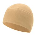 thumbnail image 4 of Winter Fleece Beanie Thicken Comfortable Lightweight Warm Solid Color Breathable Khaki, 4 of 9