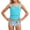 Light Blue, variant on CCRFTGI Girls Swimsuits Size 10-12 Summer Sleeveless 2 Piece Cute Tankini Beach Sport Swimsuits Swim Vacation Girls Clothes Girls Bathing Suit White 5-6 Years