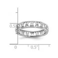 thumbnail image 4 of Sterling Silver Gemini Zodiac Astrology Ring Band, 4 of 4