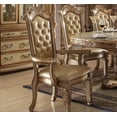 thumbnail image 6 of 9-Piece Luxurious Formal Dining Table Set Kitchen Furniture Set Include 1 Extendable Dining Table, 6 Side Chairs and 2 Arm Chairs, Set for 8 Persons Gold, 6 of 6