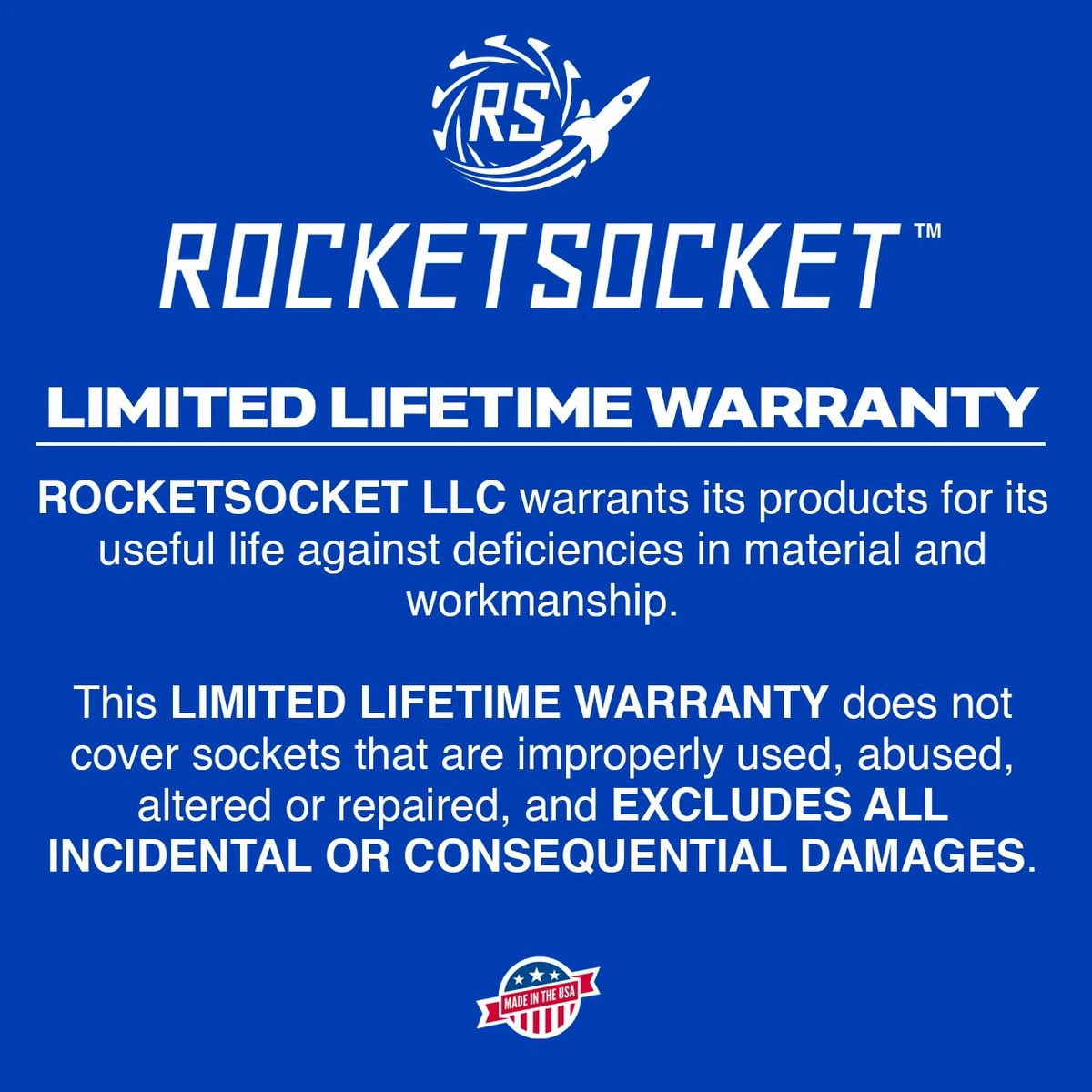 Rocketsocket, Bolt, Nut & Screw Extractor Socket Wrench & Set, 18 Pieces