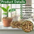 thumbnail image 4 of Wood Mulch,Durable Organic Wood Chips,HYG Premium Organic Wood Mulch for Gardens,Portable Tree Bark for Garden,Potted Plants,1pack/0.66lb/300g, 4 of 6