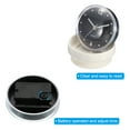 thumbnail image 5 of Waterproof Bathroom Clock Battery Operated Wall Clock with White Suction Cup, Black, 5 of 7