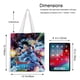 thumbnail image 5 of Dragon Quest Bolso de tela con estampado de lienzo para mujer, bolsa de compras reutilizable y estética, con cremallera interior, regalo para mujer,40*40cm., 5 of 6