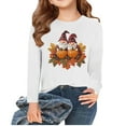 thumbnail image 2 of Blusas y camisas de cuello redondo y manga larga para niños Camisas estampadas de manga larga para Acción de Gracias Camisas lindas de cuello redondo Blusas casuales elegantes Ropa Camisas de cuello r, 2 of 5