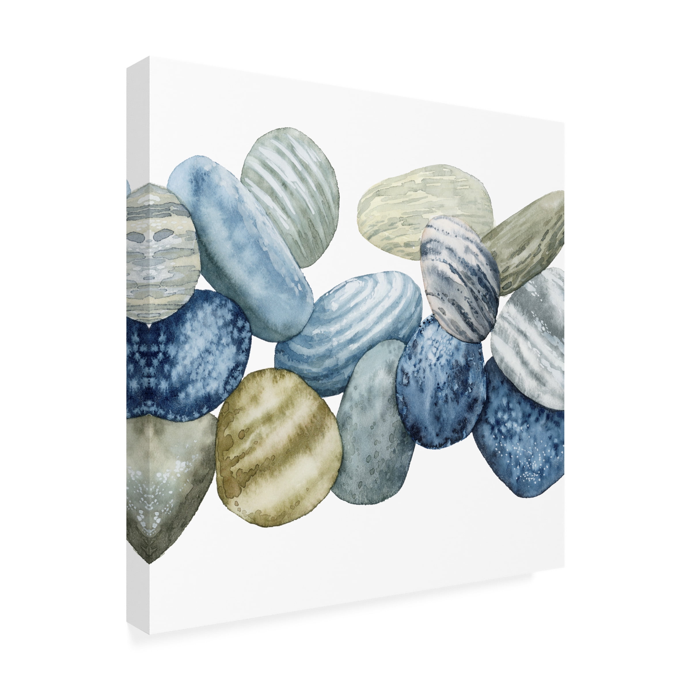 Grace Popp 'Found Pebbles II' Canvas Art
