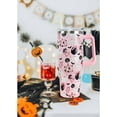 thumbnail image 2 of 40 oz Halloween Tumbler with Handle - Stainless Steel Insulated Coffee Travel Mug, Ghost Pumpkin & Goth Bats Design - Cute Goth Cup for Halloween Decor & Gifts, 2 of 6