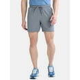 thumbnail image 1 of Athletic Works Men's and Big Men's Ripstop Shorts, 7" Inseam, Sizes 3XL, 1 of 5