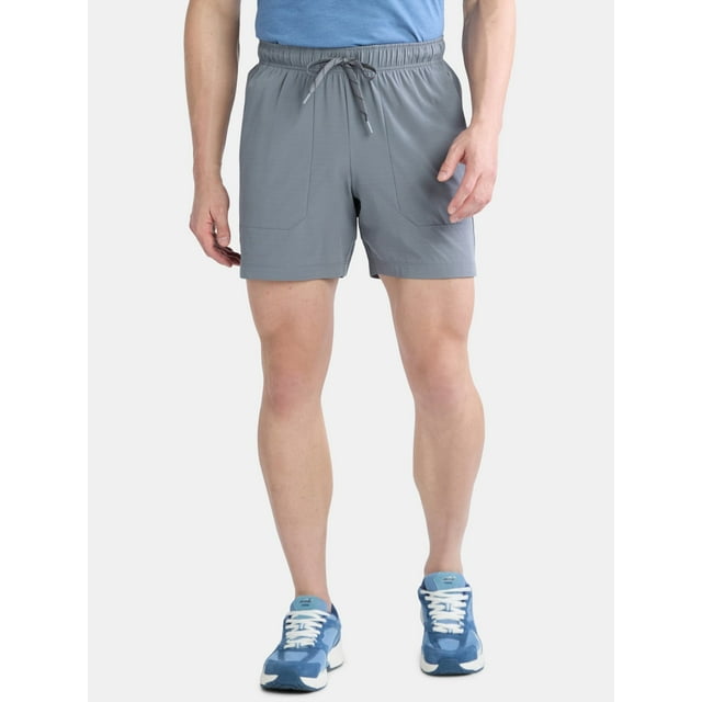 Athletic Works Men's and Big Men's Ripstop Shorts, 7" Inseam, Sizes 3XL