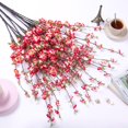 thumbnail image 4 of Artificial Cherry Blossom Flower,Faux Cherry Flowers 39 Inch Peach Branches Arrangement for Home Wedding Table Vase Decor(White)., 4 of 5