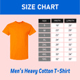 thumbnail image 2 of Gildan Hi Visibility T-Shirt for Men, Short Sleeve Heavy Cotton Work Tee, Safety Orange, 4XL, 4 Pack, 2 of 7