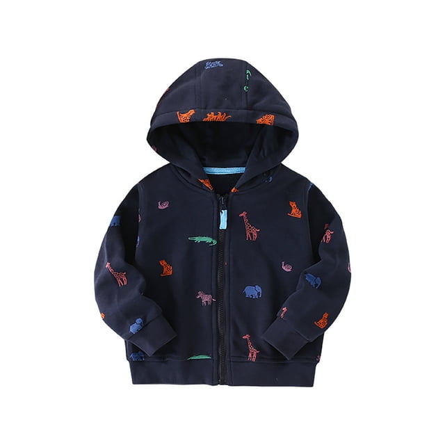 Kids Winter Coat Cute Printed Solid Color Lightweight Jacket Windproof Puffer Jacket Spring Jacket 4-5 Years Kids Clothes