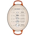 thumbnail image 5 of Le Creuset Enameled Cast Iron Signature Oval Dutch Oven, 5 qt. , Cerise, 5 of 8