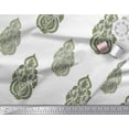 thumbnail image 3 of Soimoi Rayon Crepe Fabric Floral & Paisley Block Printed Fabric 1 Yard 46 Inch Wide, 3 of 3