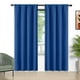 thumbnail image 1 of Cortinas Blackout Azul Marino, Juego de 2 Paneles, 52x84 Pulgadas, Cortinas Blackout con Bolsillo para Barra, Cortinas Térmicas Aislantes para Ventanas, Calor de Verano, Cortinas Sólidas con Privacid, 1 of 7