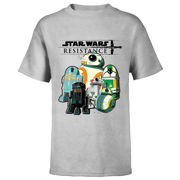 Star Wars Resistance Droids - Short Sleeve T-Shirt for Kids - Customized-Athletic Heather