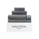 thumbnail image 1 of Toallas de baño Nautica de algodón suave y absorbente, 6 piezas, Signature Grey, 1 of 9