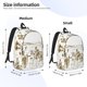 thumbnail image 2 of Balery Western Desert Cowboys Mochila Clásica Impresa Básica para Viaje, Mochila Escolar Resistente al Agua, Mochila de Lona con Correas Ajustables-Small, 2 of 5