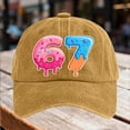 thumbnail image 2 of 67 Hat for Men Women, 6 7 Baseball Cap Funny Six Seven Embroidered Graphic Cool Novelty 6-7 Trucker Dad Cap Birthday Presents, 2 of 3