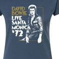 thumbnail image 3 of David Bowie - Bowie Santa Monica  - Juniors Fitted Graphic T-Shirt, 3 of 5