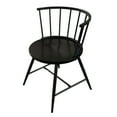 thumbnail image 6 of Weston Home Chelsea Low Back Metal and Wood Dining Chair, Set of 2, Black, 6 of 6