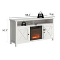 thumbnail image 5 of Mondawe 120V 60HZ 1400W 58" MDF Cabinet Electric Heater Smokeless Fireplace with Remote, 5 of 12