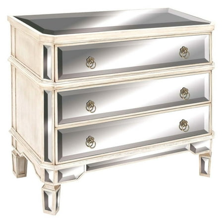 Decmode Ornate Mirrored Decorative Chest Com Decmode Ornate Mirrored Decorative