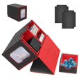 thumbnail image 2 of Oferta por tiempo limitado!Caja de almacenamiento para tarjetas de PU, caja de almacenamiento para tarjetas de juego de mesa, 2 of 3