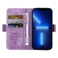 thumbnail image 3 of Dteck Wallet Case for iPhone 13 Pro Max Card Slots Holder Wrist Strap Lanyard Handbag Cover, PU Leather Shockproof Kickstand Magnetic Clasp Flip Folio Case for iPhone 13 Pro Max 6.7 Inch,Purple, 3 of 15