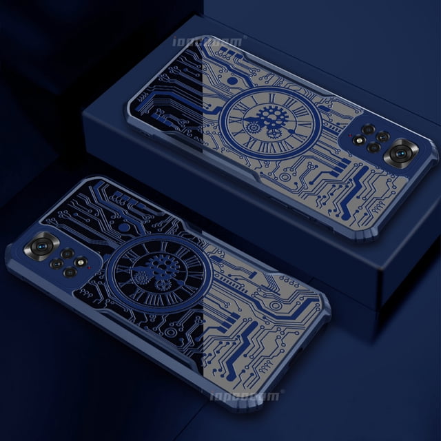 Carcasa De Circuito Creativo Xiaomi POCO X5 Pro F5 X4 F4 M4 X3 NFC F3 GT 4G 5G C40 C50 C51 C55 Funda Protección De Lente Transparente A Prueba De Golpes Suave Cove