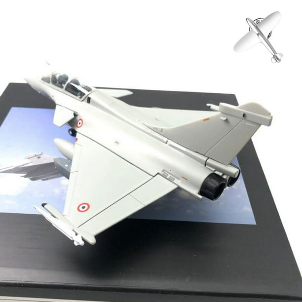 Aleación de Metal 1/72 Rafale de fuerza modelo cast réplica decoración + broche de cumple Hugo 1 72 aviones de combate