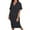Black, variant on Dgankt Plus Size Dresses Women's Summer Dresses V Neck Short Sleeve Bathing Suit Coverups Summer Beach Cover Ups