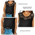 thumbnail image 4 of Camiseta sin mangas para mujer, camiseta sin mangas de verano para mujer Camiseta sin mangas de verano para mujer Camiseta sin mangas de verano con cuell, 4 of 4