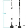 thumbnail image 6 of Eightwood Dual Band WiFi 2.4GHz 5GHz 5.8GHz 9dBi Magnetic Base MIMO RP-SMA Male Antenna 2-Pack for WiFi Router Wireless Network Card USB Adapter Security IP Camera, 6 of 17