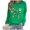 Green1, variant on HAiming Womens St Patricks Day Sweatshirts Shamrock Print Shirts Casual Long Sleeve Pullover Tops