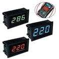 thumbnail image 3 of LED digital 2-line AC voltage table red blue green AC220V 70V ~ 500V Voltmeter, 3 of 8