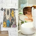 thumbnail image 7 of Yayeee 100% Cotton Hand Towels for Bathroom 16" x 28" Soft Absorbent Kitchen Towel, Beige Flowers, 7 of 7