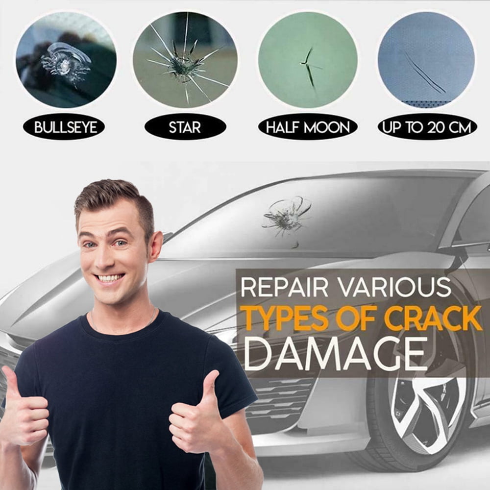 Glass Technology DiamondClear Windshield Repair Resin LV, Automotive Nano  Fluid Glass Filler for Fixing Chips, Cracks and Star Breaks, Windscreen