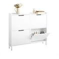 thumbnail image 1 of SoBuy FSR100-W, 4 Drawers Shoe Cabinet Shoe Rack Shoe Storage Cupboard Organizer Unit, 1 of 6