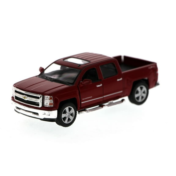 2014 Chevy Silverado Pick-up Truck, Red - Kinsmart 5381D - 1/46 Scale Diecast Model Toy Car (Brand New, but NOT IN BOX)