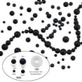 thumbnail image 5 of About 370 Pcs Natural Matte Onyx Gemstone Beads 4mm/6mm/8mm/10mm Black Frosted Beads with 10m/Roll Beading Thread, 5 of 7