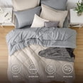 thumbnail image 4 of U by Bedsure Beige Queen Comforter Set - 7 Pieces Reversible Bed Set Bed in a Bag Queen with Comforters, Sheets, Pillowcases & Shams, Queen, 4 of 8