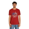 thumbnail image 4 of USA in Paris, Bella & Canvas, Unisex, Cotton Short Sleeve T-Shirt, XS - 5XL, 4 of 4