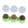 thumbnail image 4 of Juego de 3 bolas de hierba gatera Strade Fareast Limited juguete Interactivo Ligero para gatos Color verde, 4 of 8