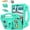 Mintgreen, variant on TECH CIRCLE for iPad Mini 17 Pro, Mini 6 (6th Gen) 8.3" Cute 3D Cartoon Shockproof Case with Kickstand/Handle/Shoulder Strap, EVA Foam Protective Lightweight Kid-friendly Tablet Cover, Mintgreen