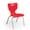MultiColor, variant on Balt B2300677 Hierarchy 14 in. Plastic Classroom Chair, Chrome - Red