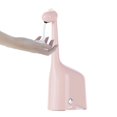 thumbnail image 1 of Dispensador de jabón Dispensador automático de jabón de manos en espuma Dispensador de jabón de espuma sin contacto Jabón recargable para encimera de baño (rosa), 1 of 5