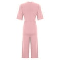 thumbnail image 5 of NMMUED Jumpsuits for Women Casual One Piece Jumpsuits for Women Wide Leg Jumpsuits for Women One Piece Jumpsuits for Women Summer Jumpsuit, Pink M, 5 of 5